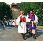 Dfil du Groupe Aigles Blancs en Pologne