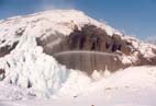 Terril en hiver